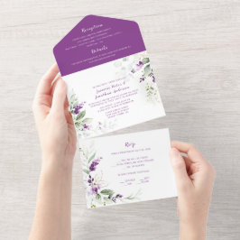Lavanda Sprigs & Greenery Wedding