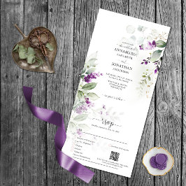 Lavanda Stems Greenery Wedding