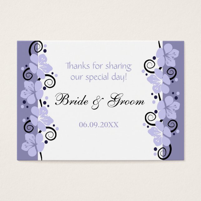 Lavandas Flores De Casamento Favoritos Dags De Pre (Frente)