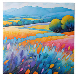 Lavande Serenité. Provença de Paisagem Ampla