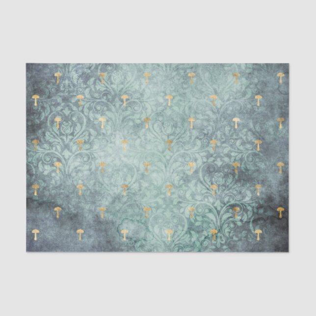 Lave azul com papel de dissociação Dourado para co (Frente )