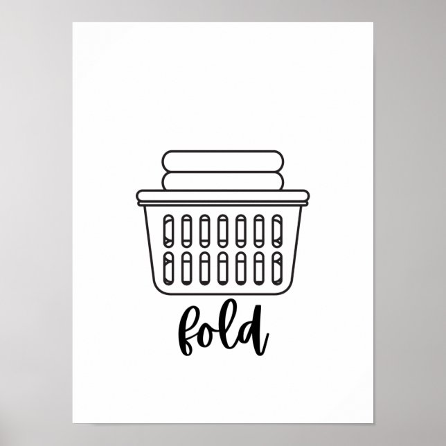 Lave posters de repetição de dobrar seco (Frente)