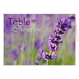 Lavendar • Cartão da mesa