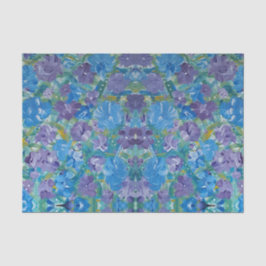 Lavendar Rosas Papel Tecido Floral