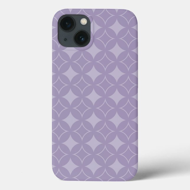Lavender shippo pattern Case-Mate iPhone case (Verso)
