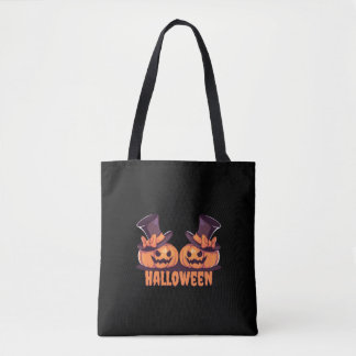 Lavish Cute Halloween Ghost Couple Tote Bag