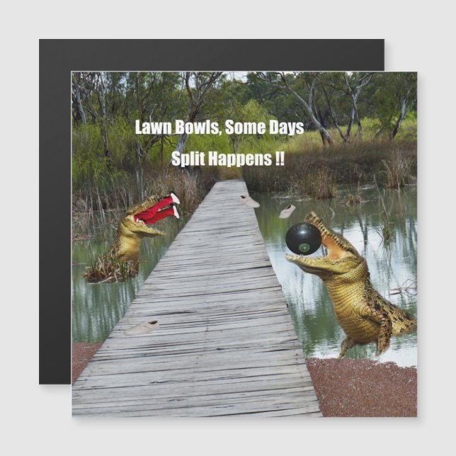 Lawn Bowls - A Divisão Da Austrália Acontece, Cart (Frente/Verso)