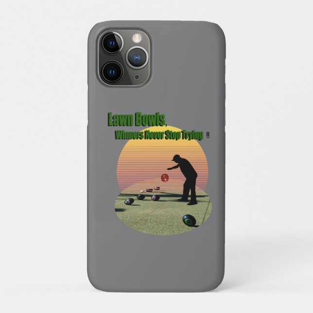 Lawn Bowls Design, capas de iphone (Verso)