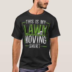 Lawn Mower Landscaper Esta É A Minha Camisa De Rem