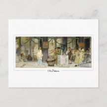 Lawrence Alma-Tadema #3 - Cartão postal de arte fi