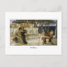 Lawrence Alma-Tadema #5 - Cartão Postal de Arte Fi