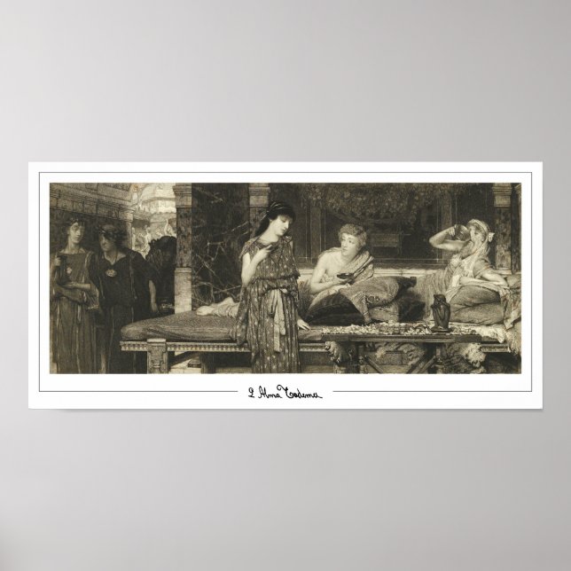 Lawrence Alma-Tadema Poster de Arte Zedign #335 (Frente)