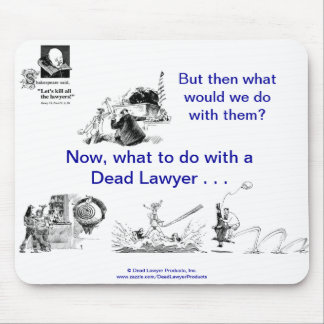 Lawyer™ inoperante Mousepad