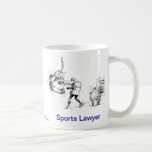 Lawyer™ inoperante ostenta a caneca de café do