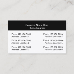 Layout de Design de Cartões de Visita para Negócio