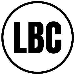 LBC - Adesivo redondo clássico de praia longa
