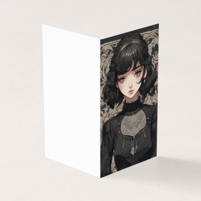 LBD Pequeno Vestido Preto Misterioso Vazio Gótico (Exterior)