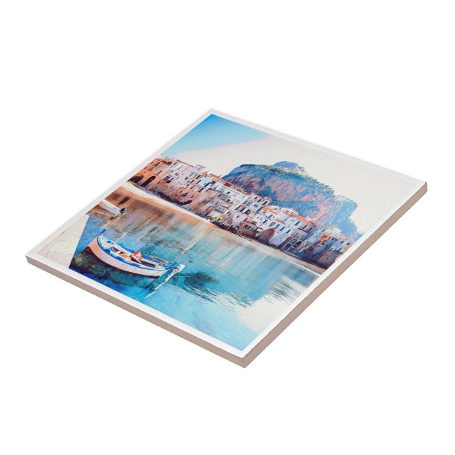 ldp CEFALU - Sicília - praia - panorama (Lateral)