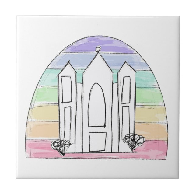LDS Salt Lake City Temple Torre (Frente)