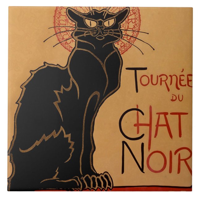 "Le Chat Noir" por Theophile Steinlen (Frente)