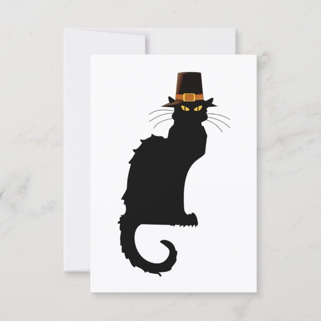 Le Chat Noir Thanksdando Pilgrim Hat (Frente)