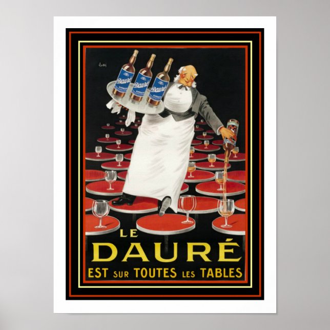 Le Daure 1924 Art Deco Poster por Lotti (Frente)