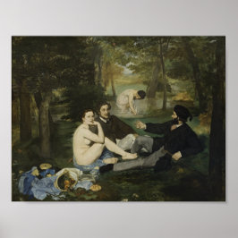 Le Déjeuner sur l’Herbe por Manet - Poster