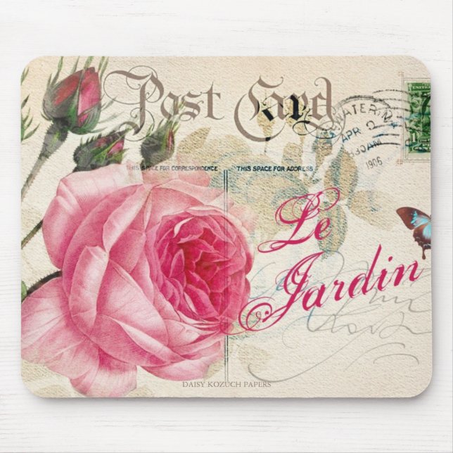 Le Jardin, francês inspirado, Mouse Pad (Frente)