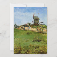 Le Moulin de la Galette por Vincent van Gogh