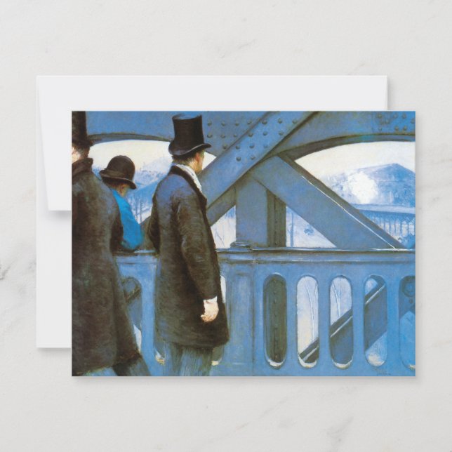 Le Pont de l'Europe por Gustave Caillebotte (Frente)