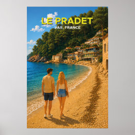 Le Pradet, France – Vintage Travel Poster