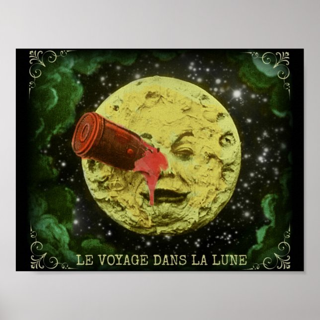 Le Voyage dans la Lune/A Trip to Moon Poster (Frente)