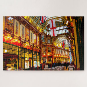 Leaden Hall Market Londres. Quebra-cabeça