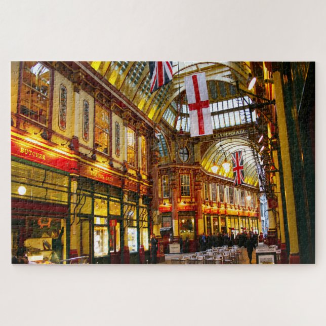 Leaden Hall Market Londres. Quebra-cabeça (Horizontal)