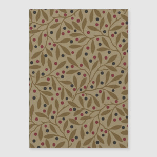 Leaf Berry Classic Colorful Bonito Patterna Art