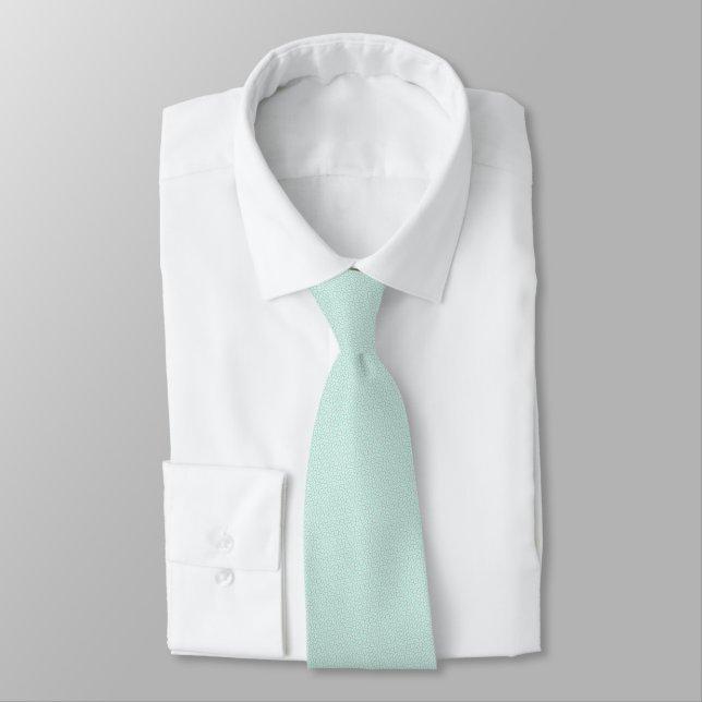 LEAF – Gravata de casamento elegante em verde ment (Amarrado)
