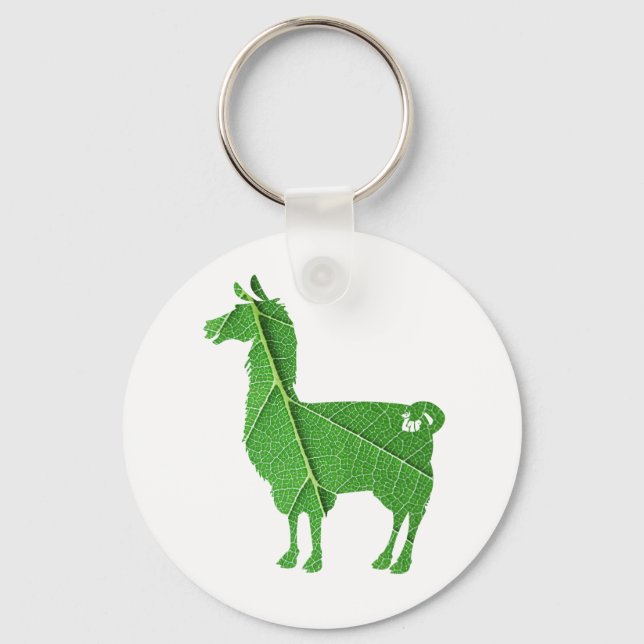 Leaf Llama Chaveiro (Frente)