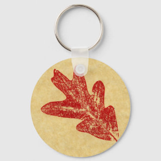 Leaf Nature Impressão Chaveiro