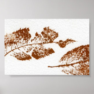 Leaf Nature Impressão MiniPoster