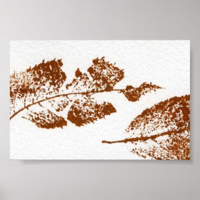 Leaf Nature Impressão MiniPoster (Frente)
