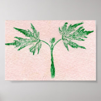 Leaf Nature Impressão MiniPoster