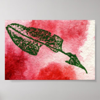 Leaf Nature Impressão MiniPoster