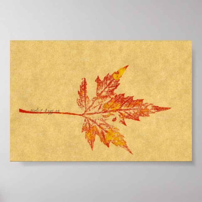 Leaf Nature Impressão MiniPoster (Frente)