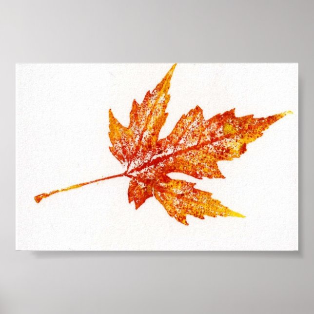 Leaf Nature Impressão MiniPoster (Frente)