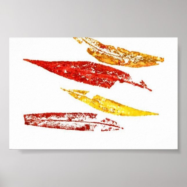 Leaf Nature Impressão MiniPoster (Frente)