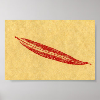 Leaf Nature Impressão MiniPoster