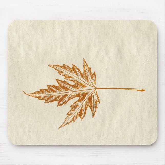 Leaf Nature Impressão Mousepad (Frente)