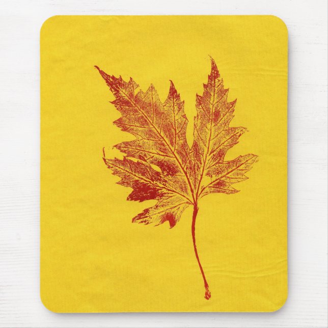 Leaf Nature Impressão Mousepad (Frente)