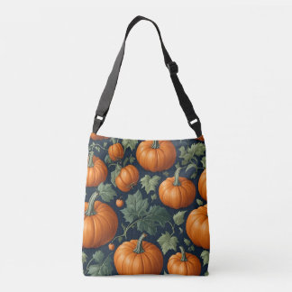 Leafy Pumpkin Patch Bolsa
