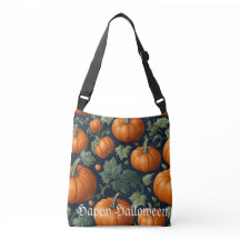 Leafy Pumpkin Patch Bolsa
